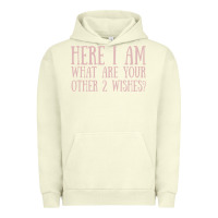 Pigment Pistachio here i am what are your other 2 wishes Urban Hoodie - linhVisuals