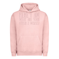 Pigment Salmon here i am what are your other 2 wishes Urban Hoodie - linhVisuals