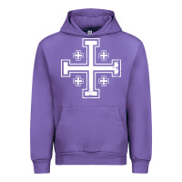Tulip crusader cross of jerusalem knights templa Urban Hoodie - linhVisuals