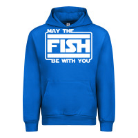 Cobalt May The Fish Be With You Fishing3 Urban Hoodie - linhVisuals