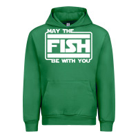 Emerald May The Fish Be With You Fishing3 Urban Hoodie - linhVisuals