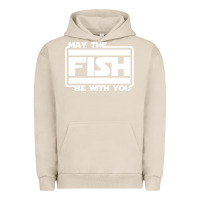 Pigment French Oak May The Fish Be With You Fishing3 Urban Hoodie - linhVisuals