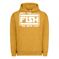 Pigment Peanut Butter May The Fish Be With You Fishing3 Urban Hoodie - linhVisuals