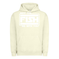 Pigment Pistachio May The Fish Be With You Fishing3 Urban Hoodie - linhVisuals