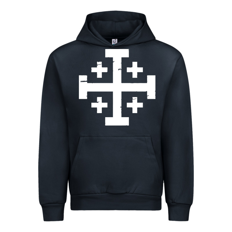 Crusader Cross Of Jerusalem Urban Hoodie by linhVisuals | Teevron