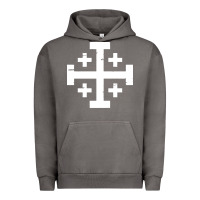 Pigment Tornado crusader cross of jerusalem Urban Hoodie - linhVisuals
