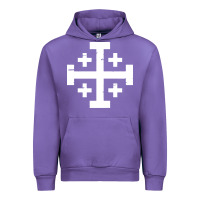 Tulip crusader cross of jerusalem Urban Hoodie - linhVisuals