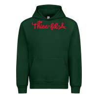 Forest Green women funny thicc thick fil a curvy women girlfriend premium t shirt Urban Hoodie - linhVisuals