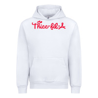 White women funny thicc thick fil a curvy women girlfriend premium t shirt Urban Hoodie - linhVisuals