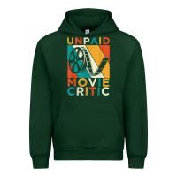 Forest Green unpaid movie critic shirt film cinema motion picture fan t shirt Urban Hoodie - linhVisuals