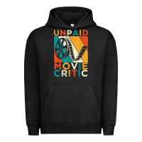 Pigment Black unpaid movie critic shirt film cinema motion picture fan t shirt Urban Hoodie - linhVisuals