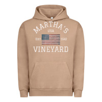Pigment Burro martha's vineyard massachusetts american flag usa vintage pullover hoo Urban Hoodie - linhVisuals