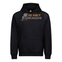 Black us navy seabees we build, we fight us navy sweatshirt Urban Hoodie - linhVisuals