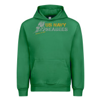 Emerald us navy seabees we build, we fight us navy sweatshirt Urban Hoodie - linhVisuals