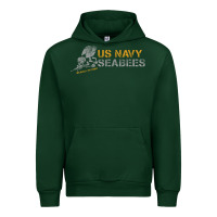 Forest Green us navy seabees we build, we fight us navy sweatshirt Urban Hoodie - linhVisuals
