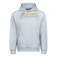 Heather Grey us navy seabees we build, we fight us navy sweatshirt Urban Hoodie - linhVisuals