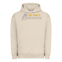 Pigment French Oak us navy seabees we build, we fight us navy sweatshirt Urban Hoodie - linhVisuals