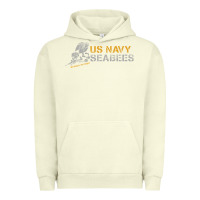Pigment Pistachio us navy seabees we build, we fight us navy sweatshirt Urban Hoodie - linhVisuals