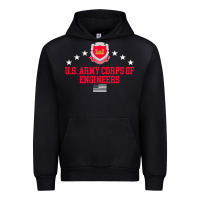 Black us army corps of engineers (usace) pullover hoodie Urban Hoodie - linhVisuals