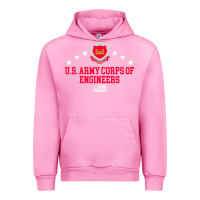 Fuchsia Pink us army corps of engineers (usace) pullover hoodie Urban Hoodie - linhVisuals