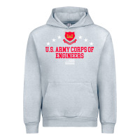 Heather Grey us army corps of engineers (usace) pullover hoodie Urban Hoodie - linhVisuals