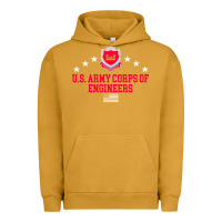 Pigment Peanut Butter us army corps of engineers (usace) pullover hoodie Urban Hoodie - linhVisuals