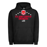 Pigment Black us army corps of engineers (usace) pullover hoodie Urban Hoodie - linhVisuals