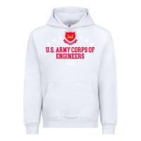 White us army corps of engineers (usace) pullover hoodie Urban Hoodie - linhVisuals