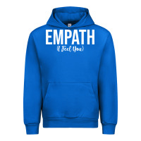 Cobalt empath i feel you gift for empathetic person empathy pullover hoodie Urban Hoodie - linhVisuals