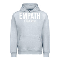 Heather Grey empath i feel you gift for empathetic person empathy pullover hoodie Urban Hoodie - linhVisuals