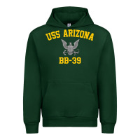 Forest Green uss arizona bb 39 battleship t shirt Urban Hoodie - linhVisuals
