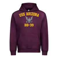 Mauve Wine uss arizona bb 39 battleship t shirt Urban Hoodie - linhVisuals