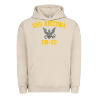 Pigment French Oak uss arizona bb 39 battleship t shirt Urban Hoodie - linhVisuals