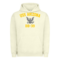 Pigment Pistachio uss arizona bb 39 battleship t shirt Urban Hoodie - linhVisuals