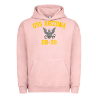 Pigment Salmon uss arizona bb 39 battleship t shirt Urban Hoodie - linhVisuals
