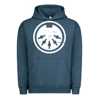 Pigment Midnight Navy distressed midi plug synthesizer Urban Hoodie - linhVisuals