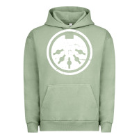 Pigment Oil Green distressed midi plug synthesizer Urban Hoodie - linhVisuals