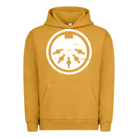 Pigment Peanut Butter distressed midi plug synthesizer Urban Hoodie - linhVisuals