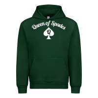 Forest Green queen of spades clothes for women   qos tee t shirt Urban Hoodie - linhVisuals
