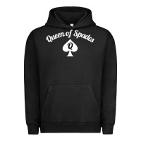 Pigment Black queen of spades clothes for women   qos tee t shirt Urban Hoodie - linhVisuals