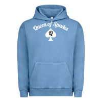 Pigment Pebble Blue queen of spades clothes for women   qos tee t shirt Urban Hoodie - linhVisuals