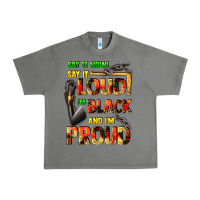 Tornado Say it now! say it loud! i'm black and i'm proud Urban Heavy Tee - FaDigitalArtStudio