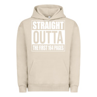 Pigment French Oak Straight Outta The First 164 Pages Urban Hoodie - linhVisuals