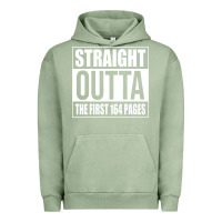 Pigment Oil Green Straight Outta The First 164 Pages Urban Hoodie - linhVisuals