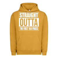 Pigment Peanut Butter Straight Outta The First 164 Pages Urban Hoodie - linhVisuals
