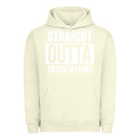 Pigment Pistachio Straight Outta The First 164 Pages Urban Hoodie - linhVisuals