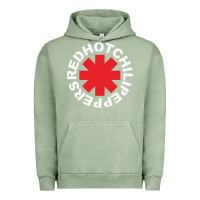 Pigment Oil Green the white hot peppers Urban Hoodie - linhVisuals