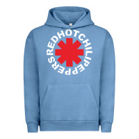 Pigment Pebble Blue the white hot peppers Urban Hoodie - linhVisuals
