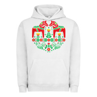 Pigment Lunar Rock swedish dala horse folk art t shirt Urban Hoodie - linhVisuals