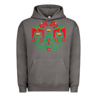 Pigment Tornado swedish dala horse folk art t shirt Urban Hoodie - linhVisuals